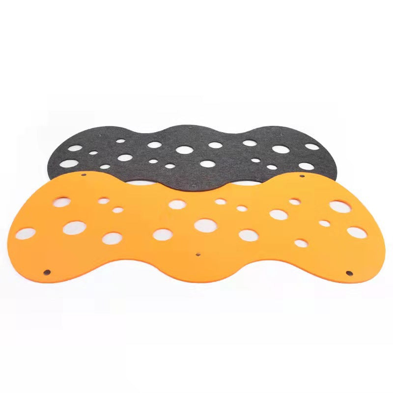 Felt Cat Tunnel with Interchangeable Toys-4