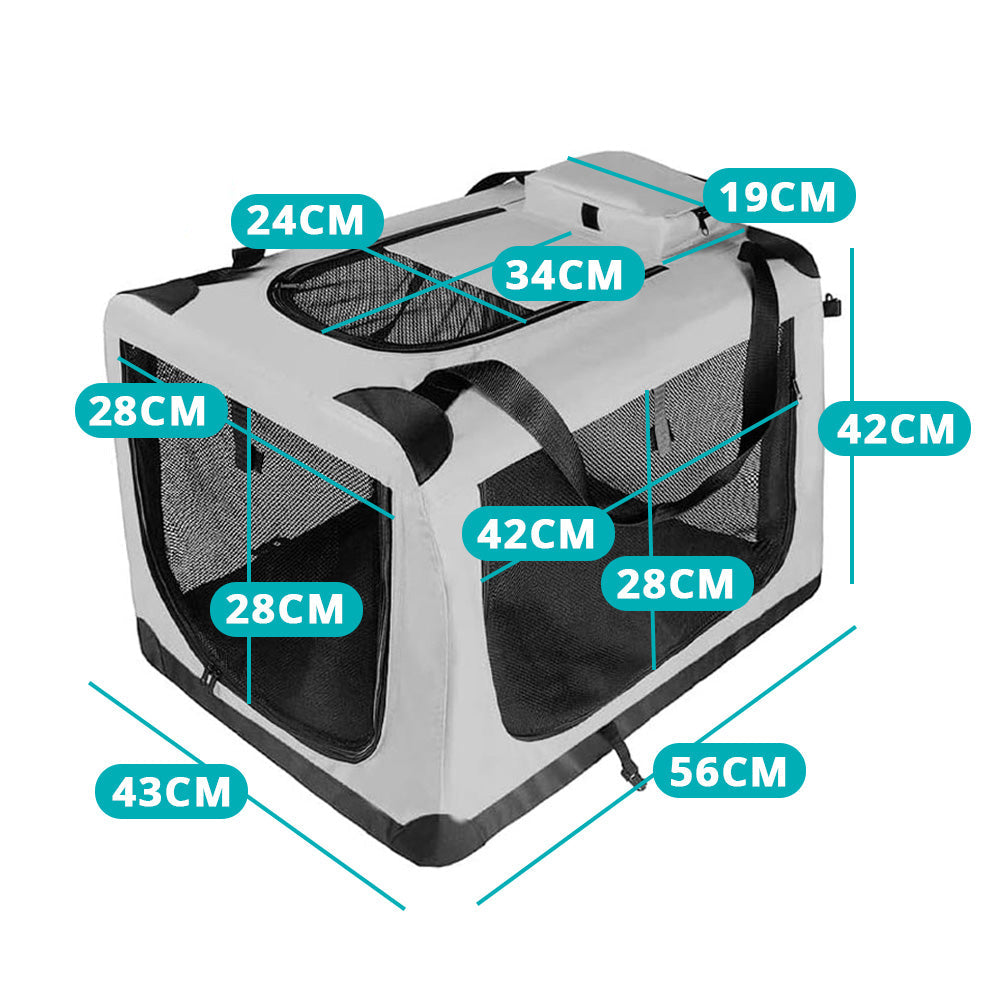 Összehajtható kisállathordozó táska, több típusban-M méret-4