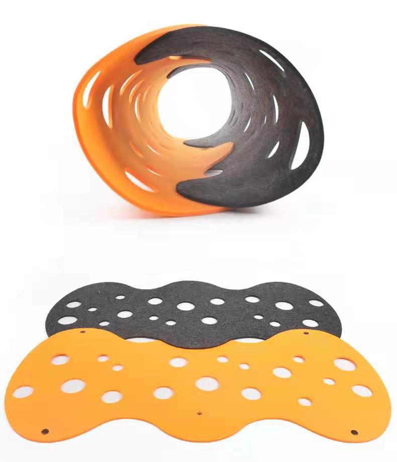 Felt Cat Tunnel with Interchangeable Toys-2