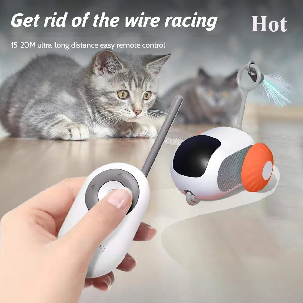 Interactive Smart Cat Toy Car-0