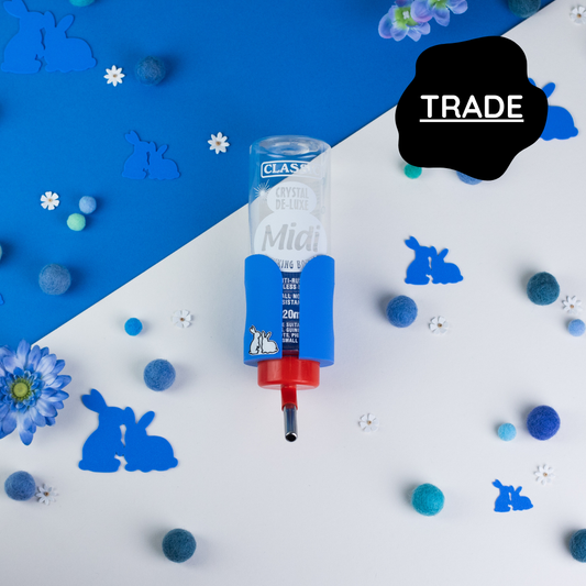 SINGLE Cage/Wall Mounted Water Bottle Holder - Sky Blue - TRADE-0