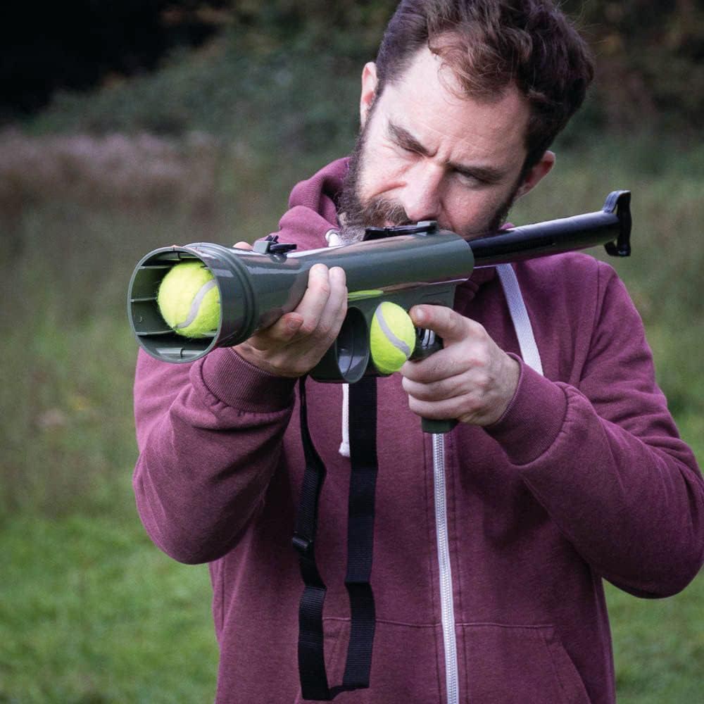 Pistol de jucarie lansator de mingi pentru caini-2